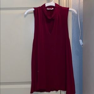 Maroon tank top